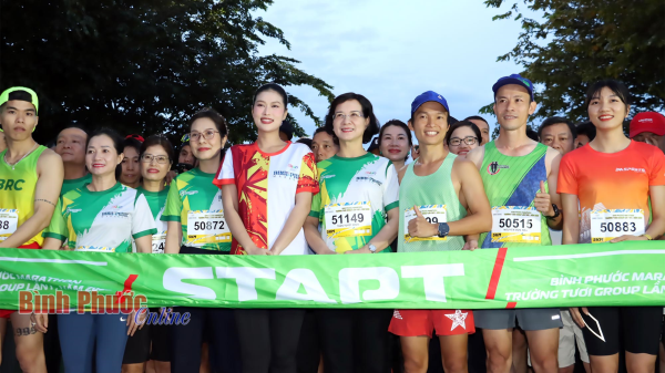 Giải Bình Phước marathon - Trường Tươi Group lần thứ I thành công tốt đẹp